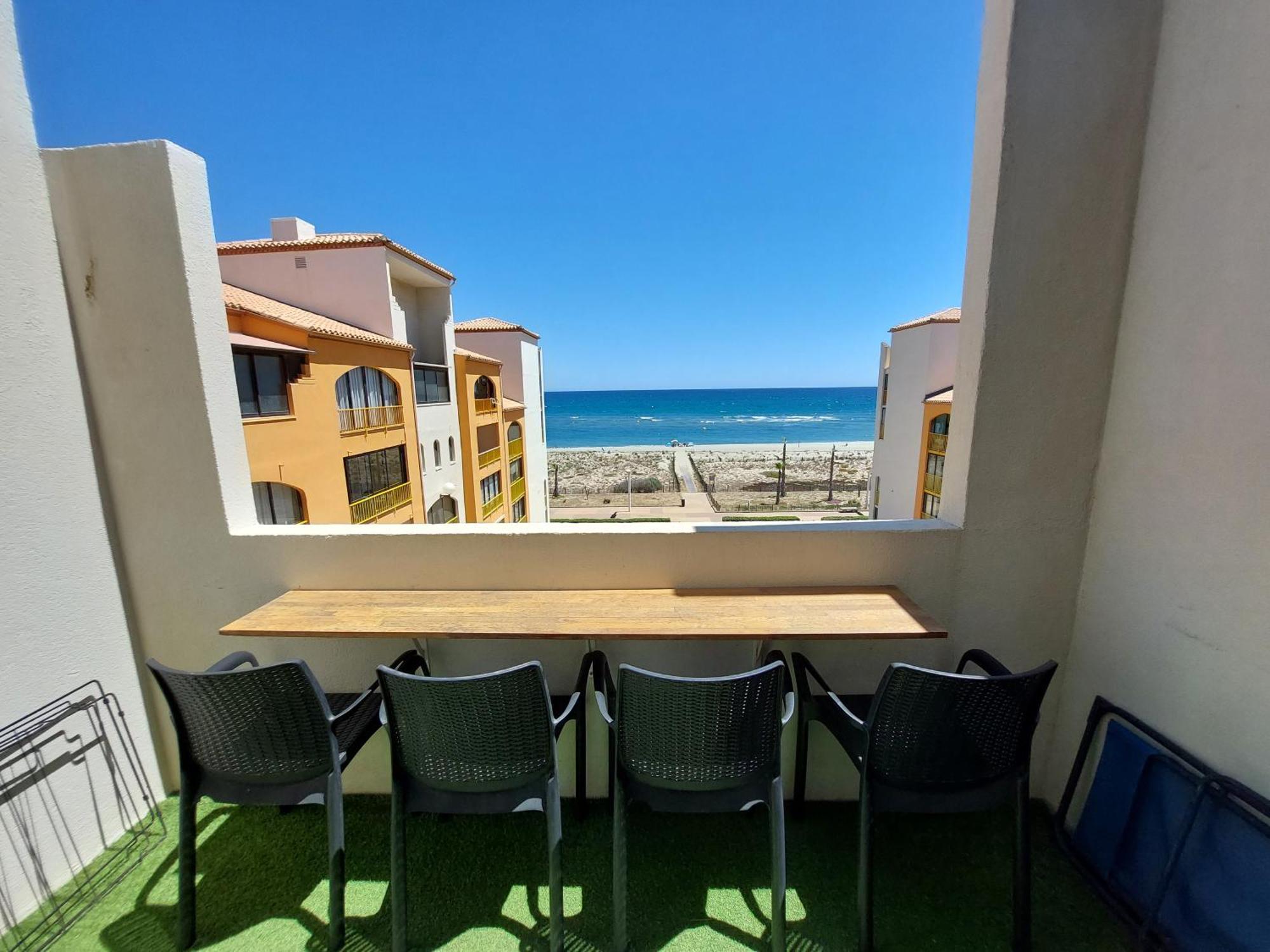 Appart Avec Terrasse Et Magnifique Vue Sur La Mer Le Barcarès Екстериор снимка