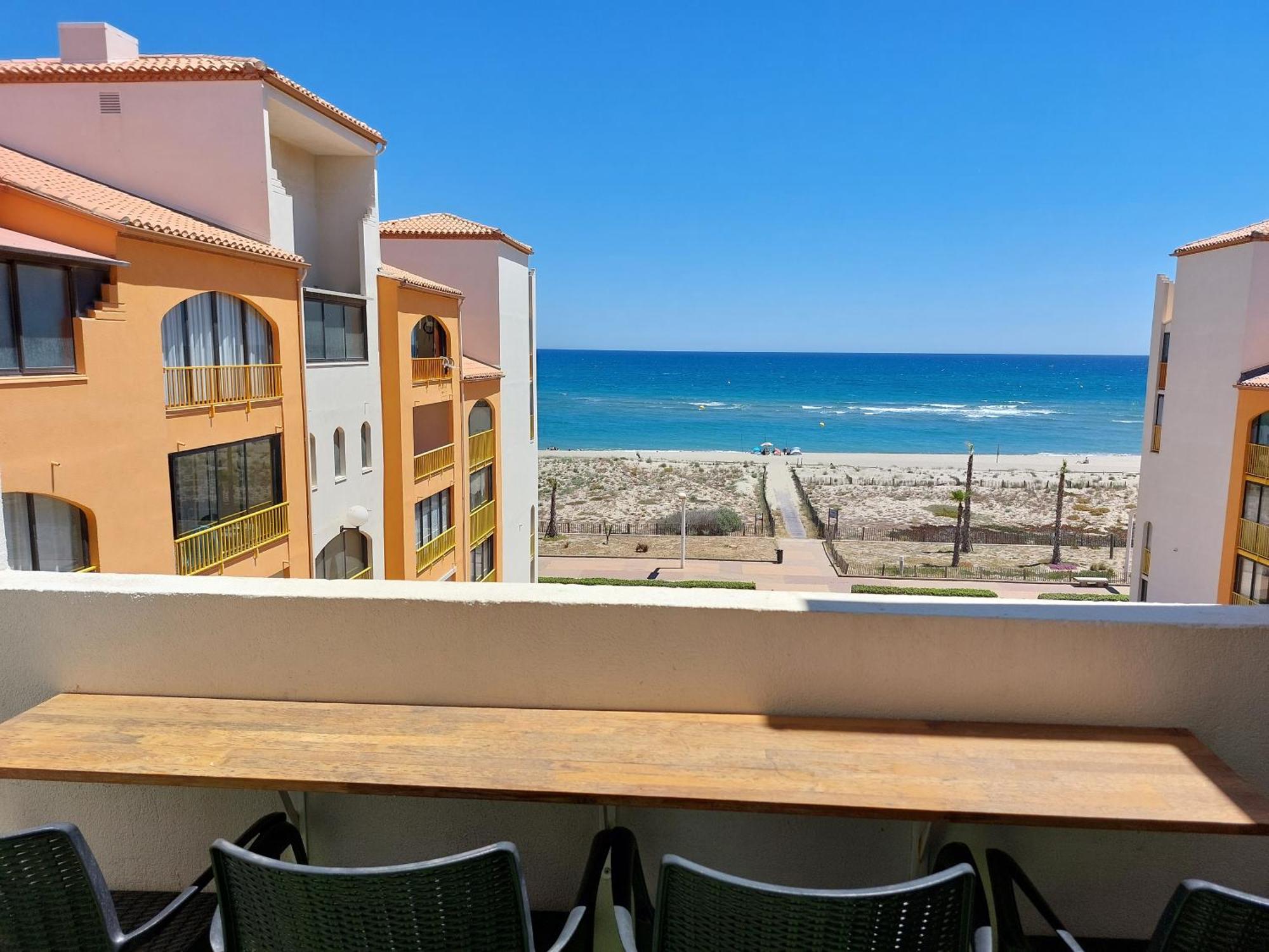 Appart Mezzanine Vue Mer Et Plage, Parking Wifi Tv Le Barcarès Екстериор снимка